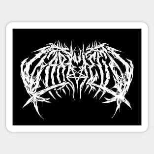 Garfield - Death Metal Logo Sticker